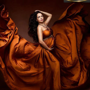 Silky Scarf - Cognac